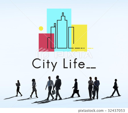 Urban Living City Lifestyle Society Graphic 32437053