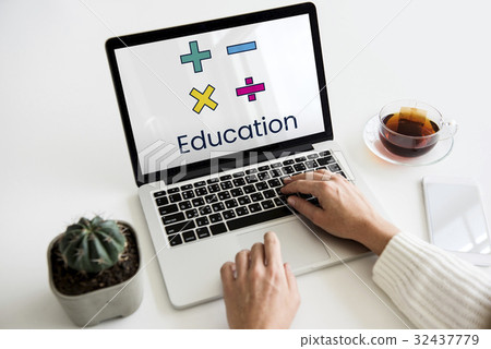 Math Formula Calculation Education Graphic 32437779