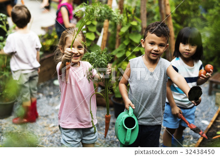 Group of Children are in a Field Trips Group of Children are in a Field Trips 32438450