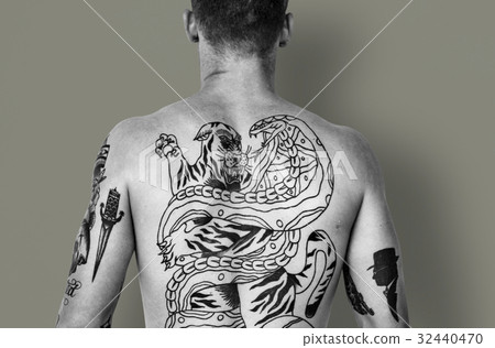 Man close up back view photoshoot Man close up back view photoshoot 32440470