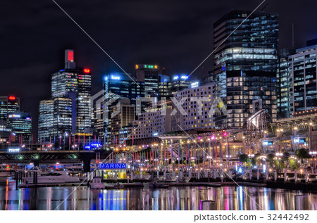 [Night view of Sydney] Darling Harbor Sydney Eye 32442492
