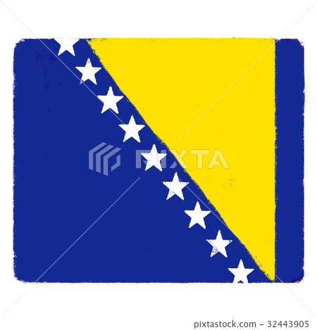 Bosnia and Herzegovina Flag 32443905