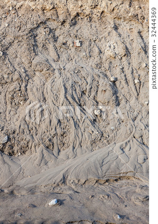 Small mud slide after rain Small mud slide after rain 32444369