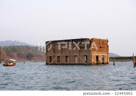 Temple in water Temple in water 32445001