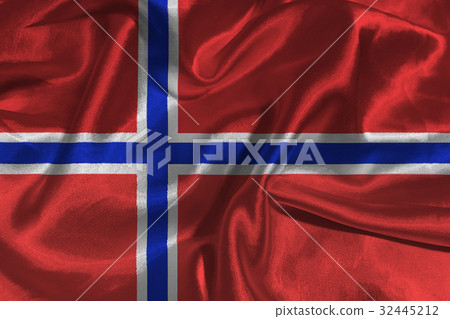 Norway national flag 3D illustration symbol 32445212