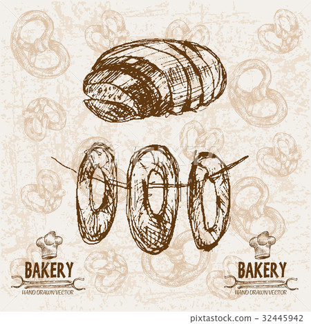 Digital vector detailed line art 32445942