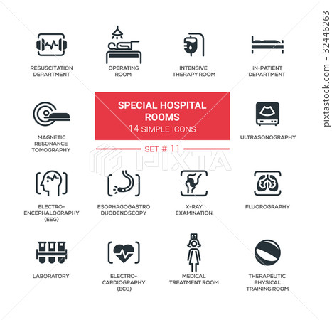 Special hospital rooms - Modern simple thin line 32446263