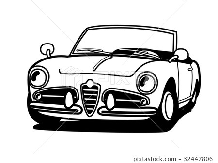 Italian History Sports Coloring Wind Automotive Illustration 32447806