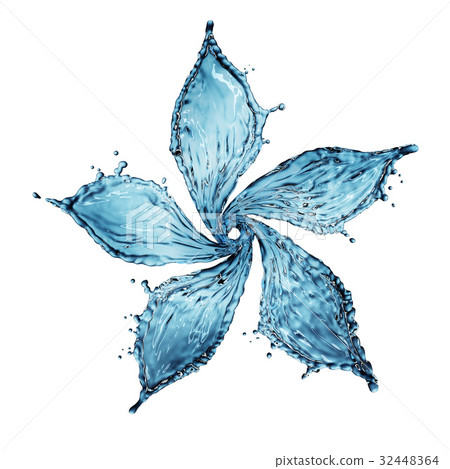 flower made of water splash flower made of water splash 32448364