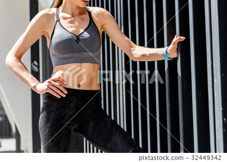 Confident young woman showing result of her 32449342