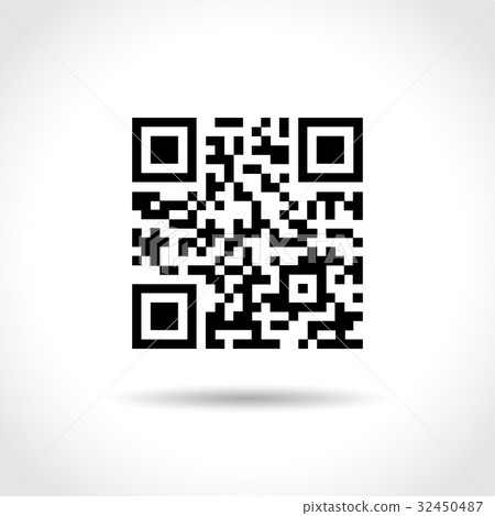 qr code on white background 32450487