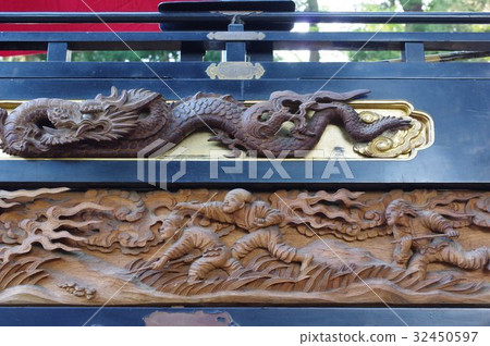 Shinshu Matsumoto的文化遺產Sutoshigin Shrine節日的舞台Tamachi Town街道的舞台雕塑Tachikawa Statue(山地車)的舞台是長野縣的寶藏 Shinshu Matsumoto的文化遺產Sutoshigin Shrine節日的舞台Tamachi Town街道的舞台雕塑Tachikawa Statue(山地車)的舞台是長野縣的寶藏 32450597