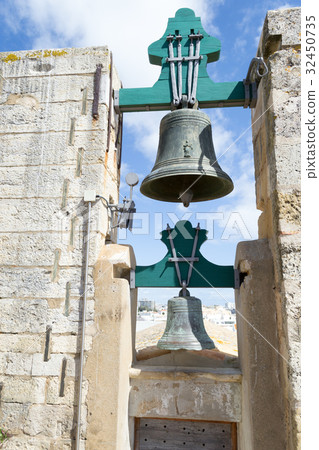 Bells at the top of the Cathedral of Faro 32450735