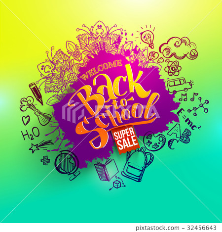 Back to school sale splash 32456643