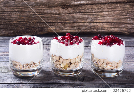 Yogurt in glass Yogurt in glass 32456793