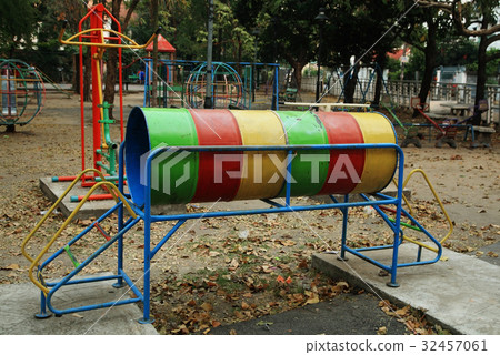 Old kid playground at amusement park Old kid playground at amusement park 32457061