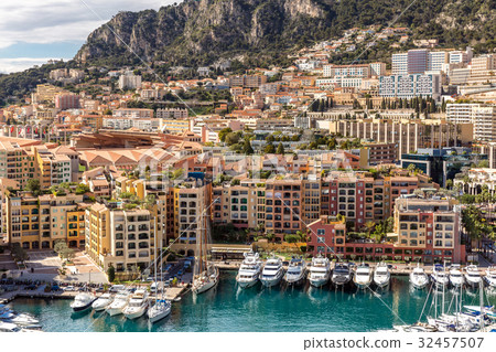 Monaco Fontvieille cityscape 32457507