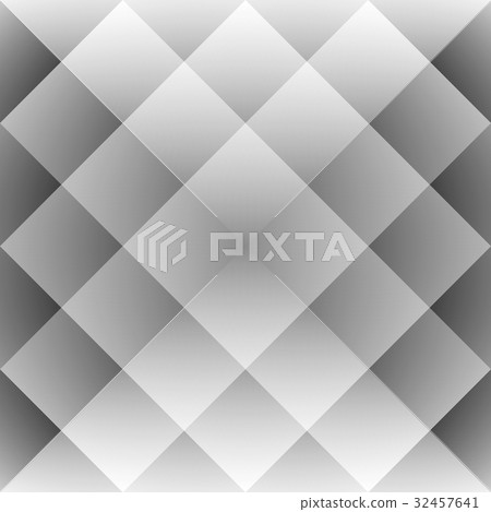 White and gray color abstract geometric square 32457641