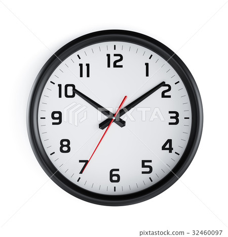 Cassic black and white round wall clock 32460097