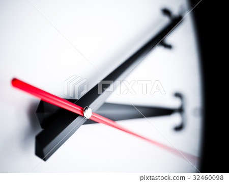 Close up wall clock arrows 32460098