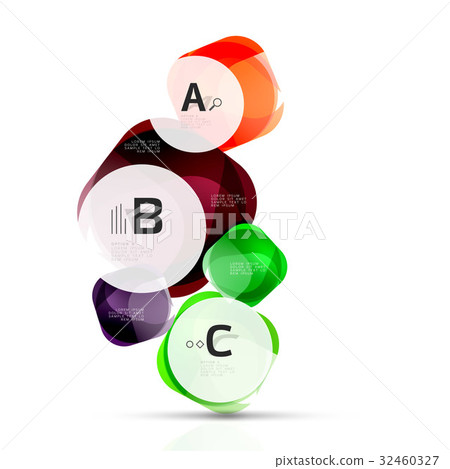 Vector glossy square elements 32460327