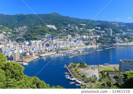 Atami hot spring town distant view 32461559