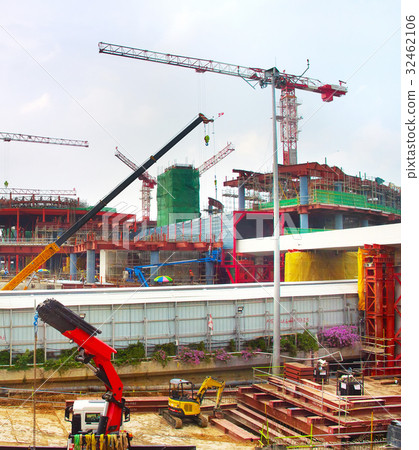 Airport construction site, Singapore 32462106