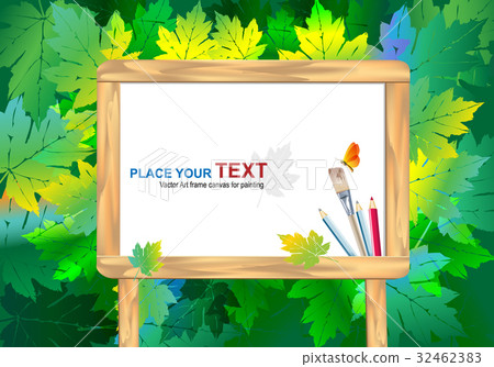 canvas for painting in spring 32462383