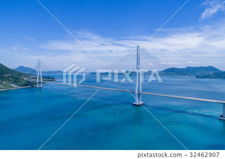 Tamiya Ohashi (Shimanami Kaido) Aerial photograph 32462907