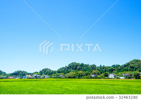 Olympic venue Satoyama landscape of Ichinomiya-cho 32463280