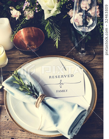 Reserved service elegance luxury party Reserved service elegance luxury party 32463809
