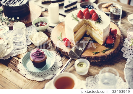 Cakes Delicious Dessert Bakery Event Party Reception 32463949