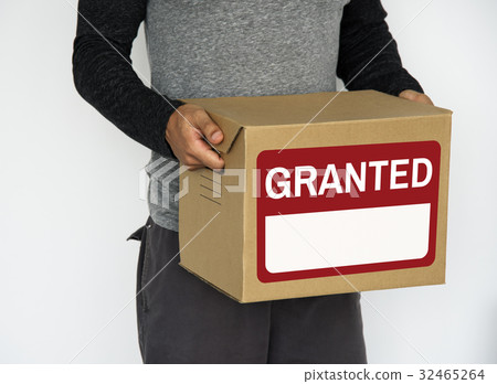 Granted Label Money Loan Finance Graphic Granted Label Money Loan Finance Graphic 32465264