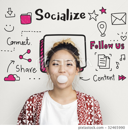Communication Stay Connected Community Concept 32465990