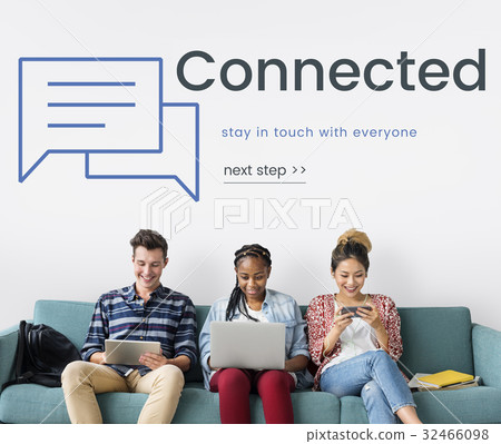 Society Stay in Touch Communication Concept 32466098