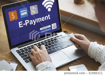 Online Purchasing Payment E-commerce Banking Online Purchasing Payment E-commerce Banking 32466311