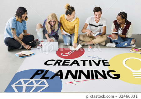 Creativity artistic ideas icon graphic 32466331