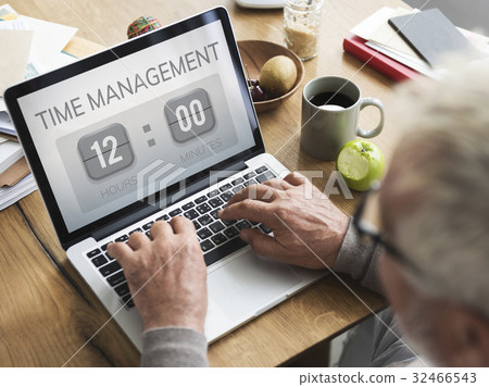 Waste No Time Valuable Management Countdown Timer Graphic 32466543