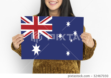 Australia country union jack flag 32467030