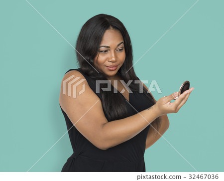 African Woman Smiling Portrait Concept African Woman Smiling Portrait Concept 32467036