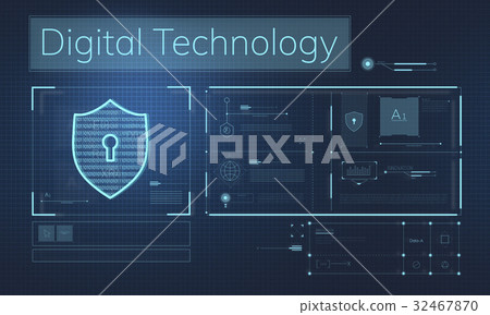 Network connection graphic overlay background Network connection graphic overlay background 32467870