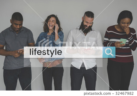 Leisure Relax Lifestyle Search Box Magnifying Glass Graphic 32467982