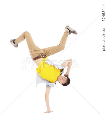 Young man dancing stylish and cool breakdance Young man dancing stylish and cool breakdance 32468444