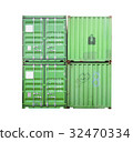 Industrial container green color for shipping 32470334