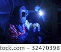 welder Industrial in factory site 32470398