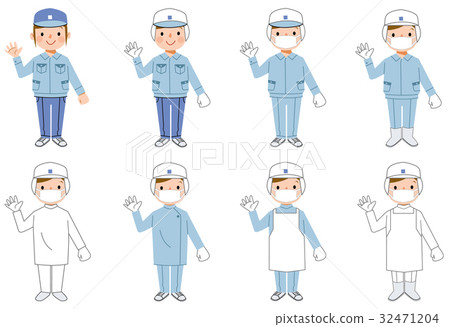 Various occupational workers' workers 32471204