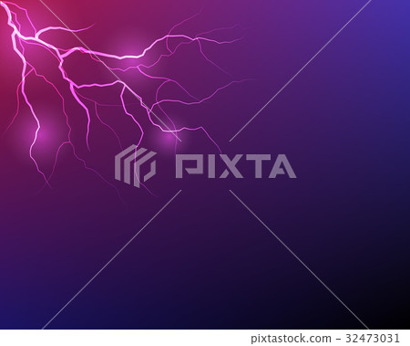 vector lightning flash strike background - Stock Illustration [32473031 ...