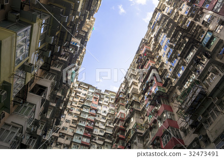 舊公寓在香港·奎利灣地區 舊公寓在香港·奎利灣地區 32473491
