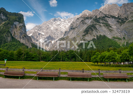 "Konigssee" the sea of King in summer season. 32473819