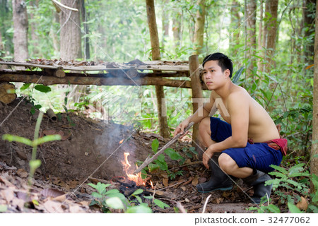 The peasants are burning fire. The peasants are burning fire. 32477062